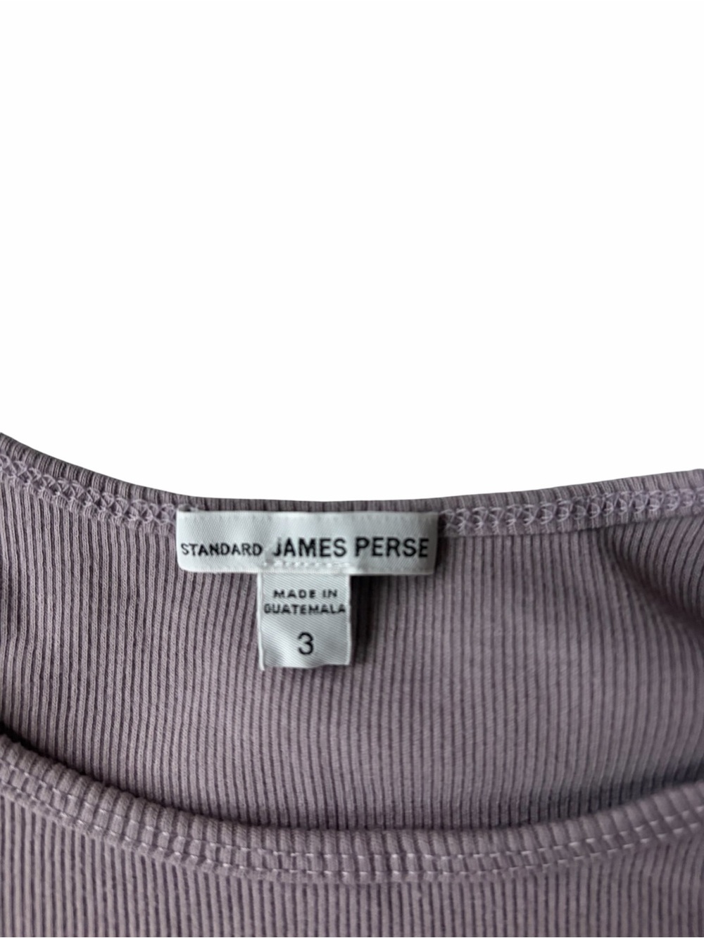 Standard James Perse Mauve Pink Fine Ribbed Daily Tank L NWOT - Picture 3 of 6
